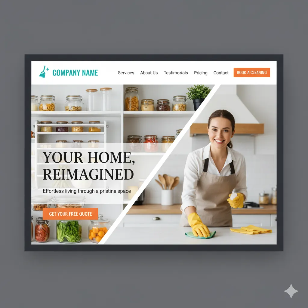 Service Businesses — website design example